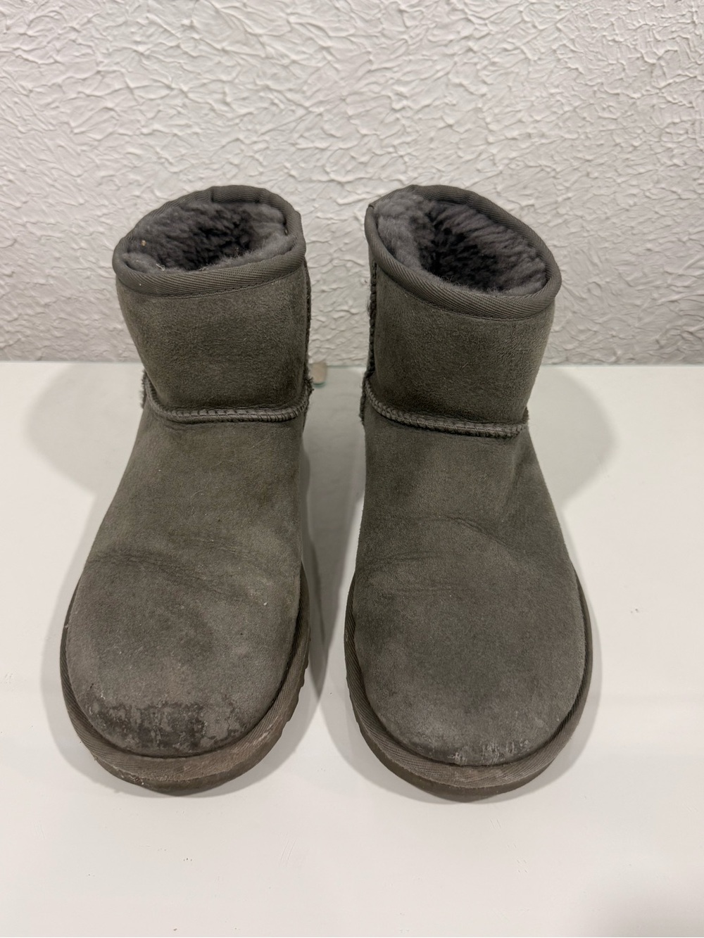 UGG Classic Ultra Mini Boot Gray Boots